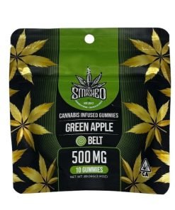 Smashed Green Apple Belts Gummies 500mg