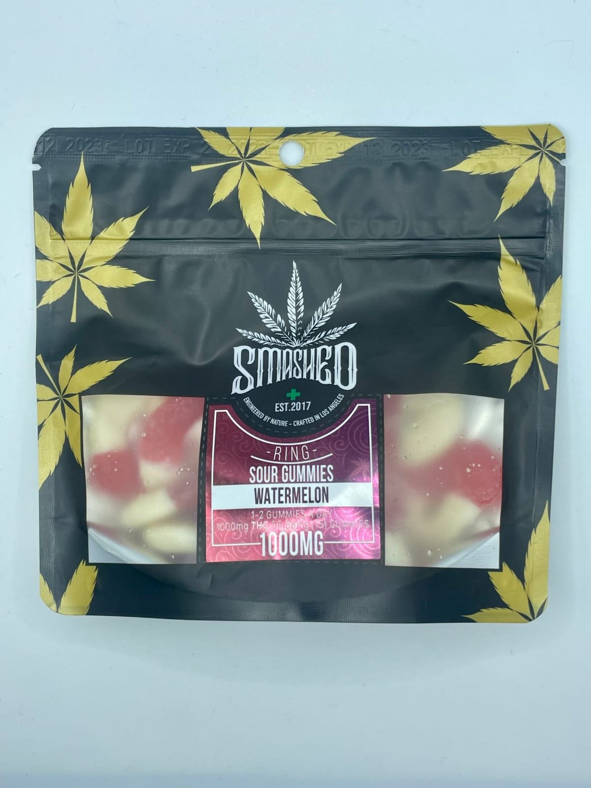 Smashed Sour Watermelon Gummies 1000mg