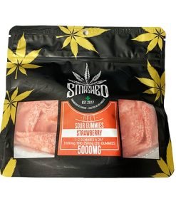 Smashed Strawberry Sour Gummies 5000MG