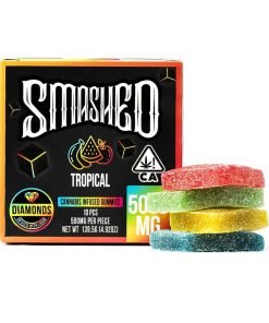 SMASHED Tropical Cannabis Infused Gummies 5000MG