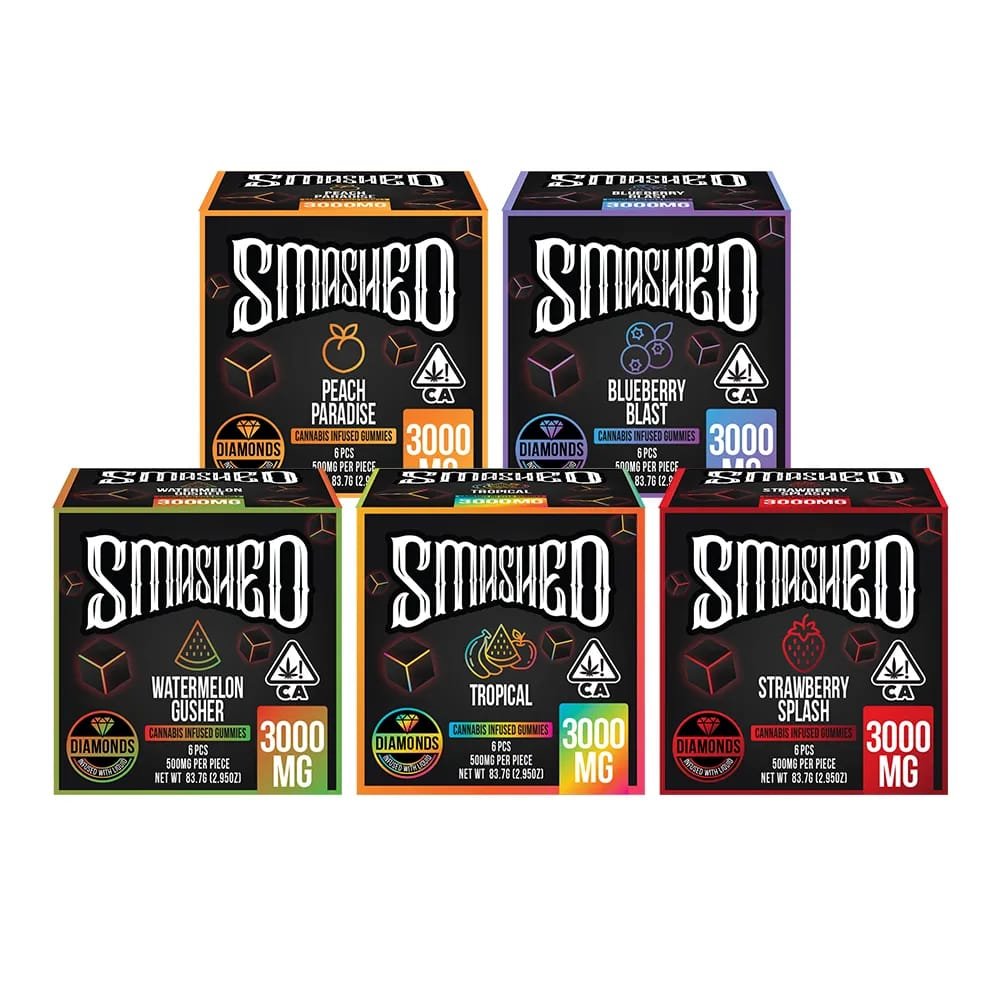 SMASHED Watermelon Gusher 3000MG Gummies